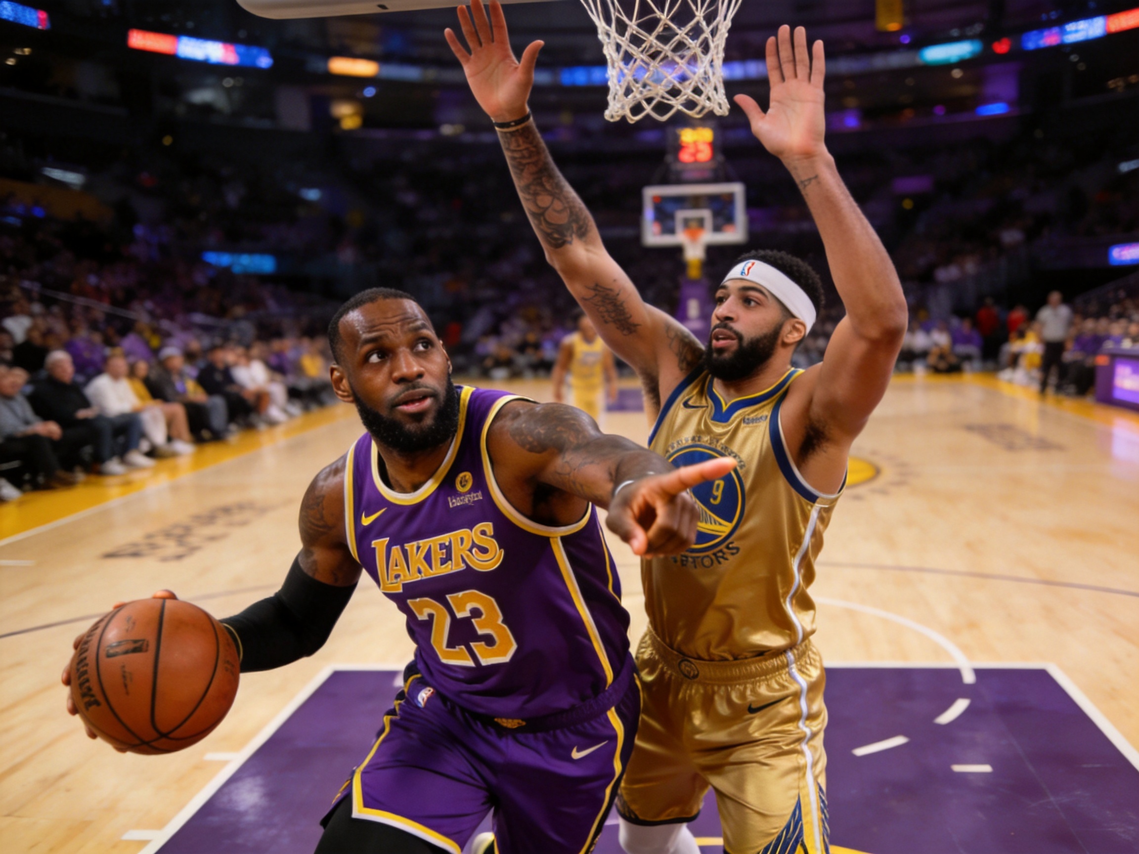 NBA湖人逆转勇士